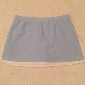 Nike Dri-Fit Blue & White Tennis Skort